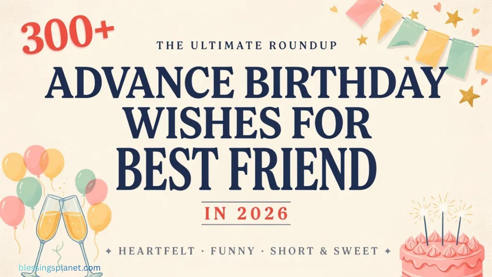 300+ Advance Birthday Wishes for Best Friend in 2026