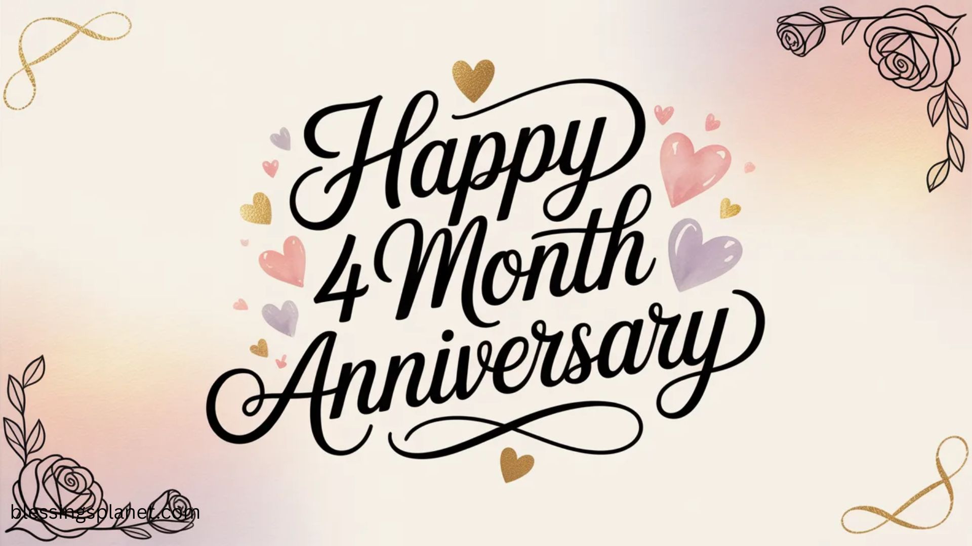 305+ Love Romantic 4 Month Anniversary Wishes In 2026