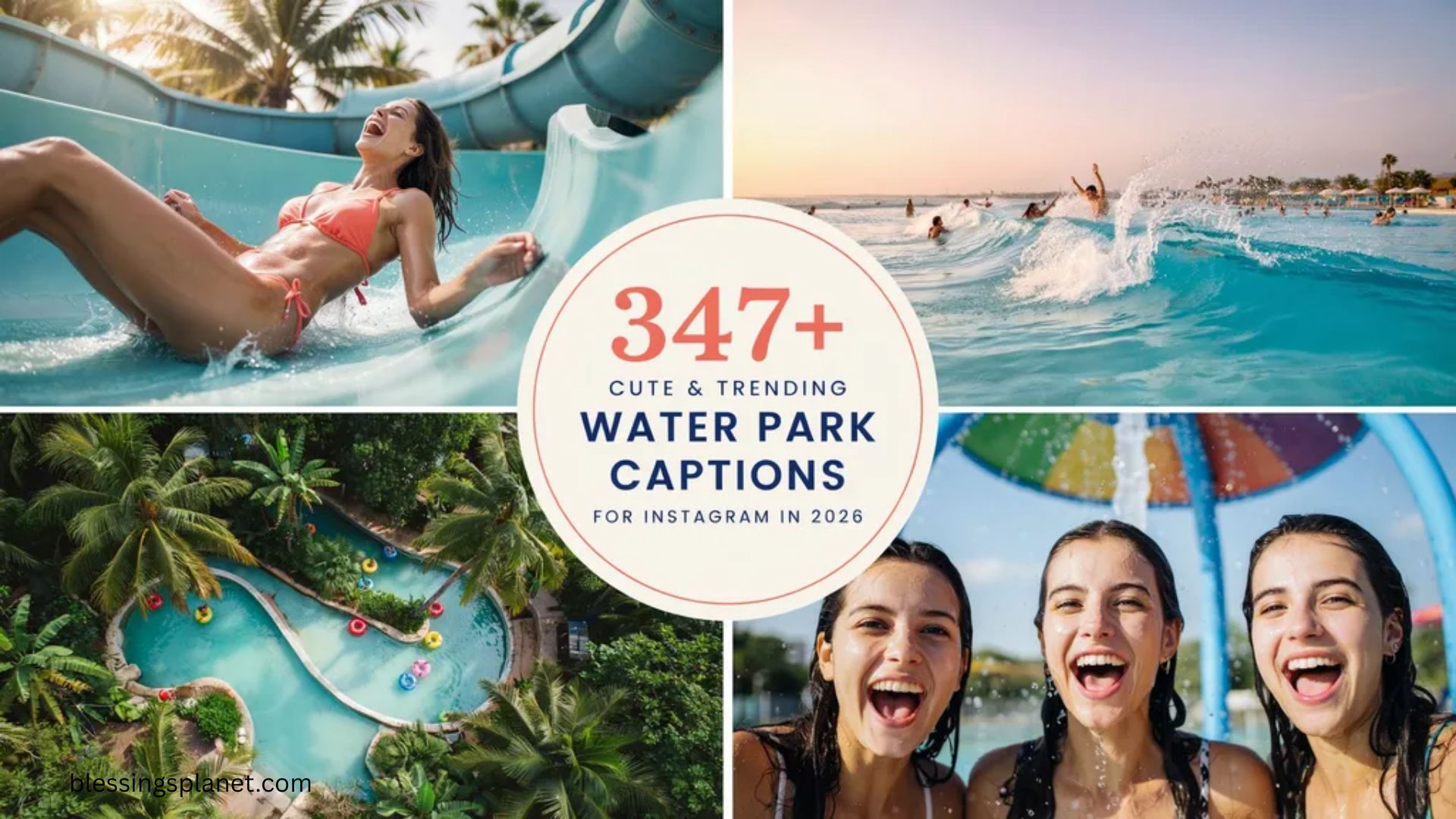347+Cute and Trending Water Park Captions for Instagram In 2026