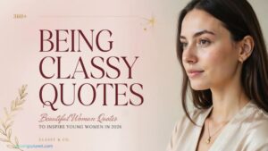 360+ Being Classy beautiful Woman quotes to Inspire Young In 2026