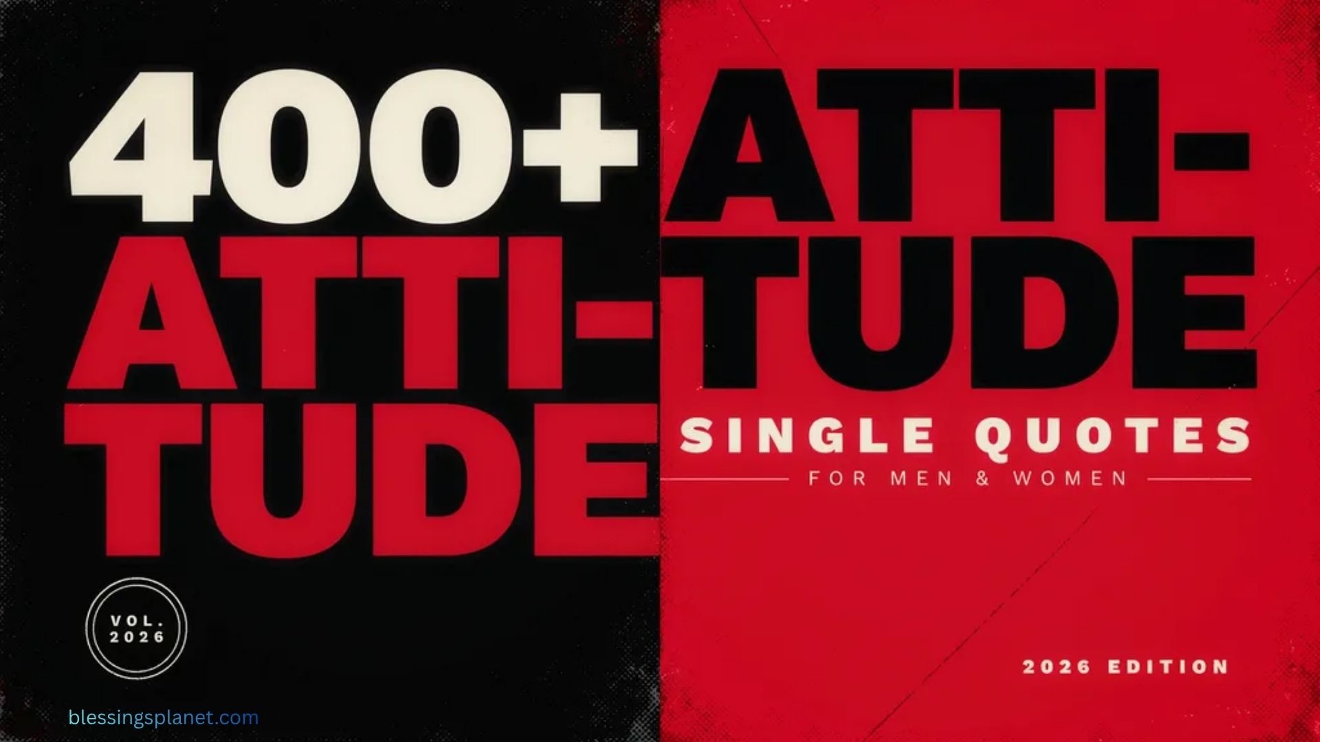 400+ Attitude single quotes for Men and Women In 2026