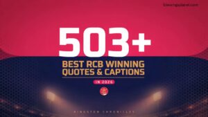 503+ Best RCB Winning Quotes & Captions In 2026