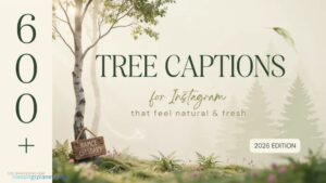 600+ Tree Captions for Instagram That Feel Natural & Fresh In 2026