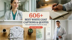 606+ Best White Coat Captions & Quotes for Instagram Posts In 2026