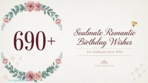 690+ Soulmate Romantic Birthday Wishes for Husband From Wife 2026