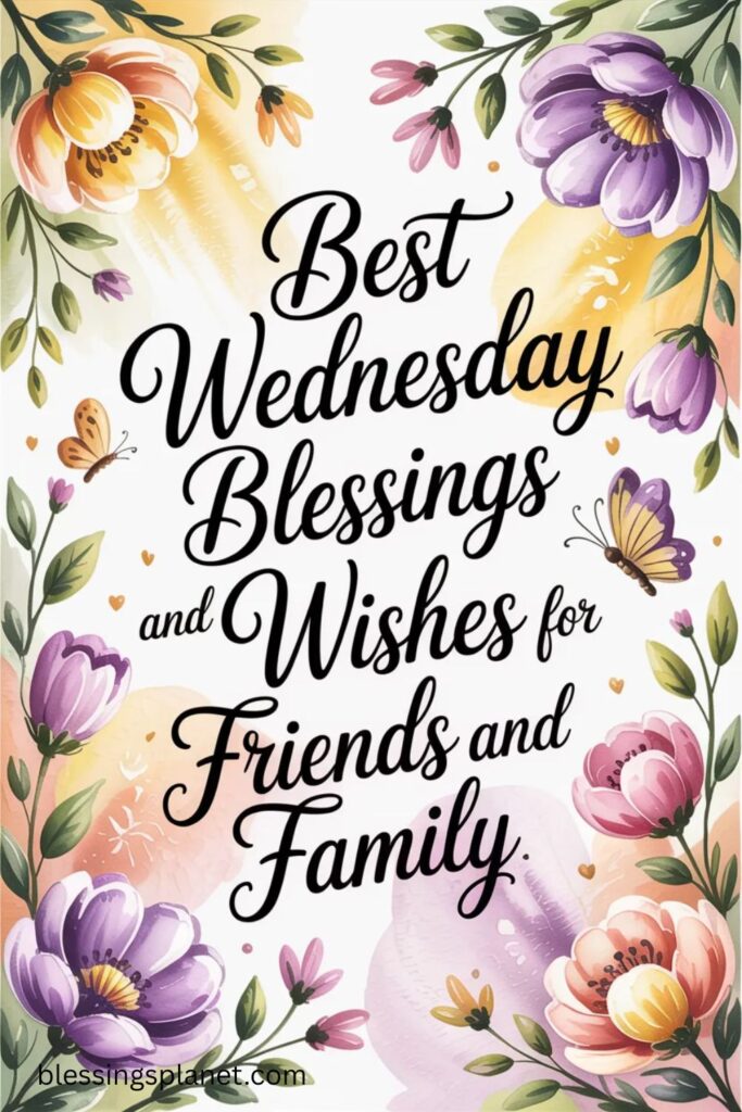 Best Wednesday Blessings And Wishes For Friends And Family