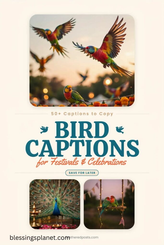 Bird Captions for Festivals & Celebrations
