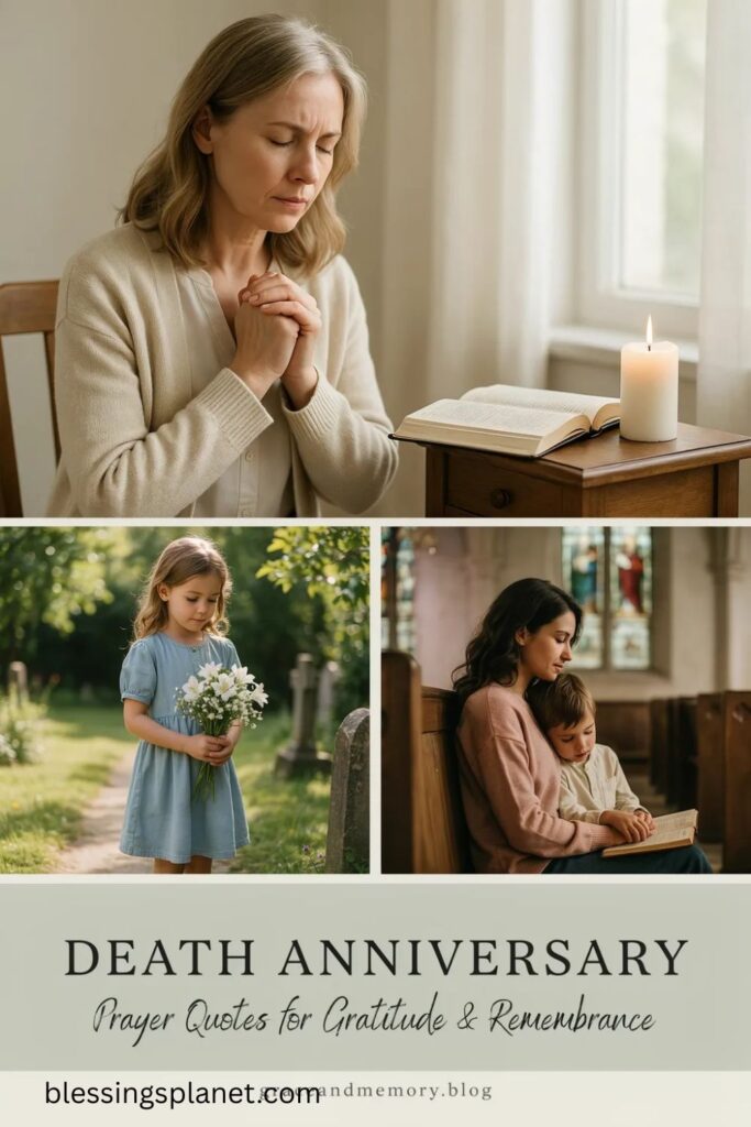 Death Anniversary Prayer Quotes for Gratitude and Remembrance