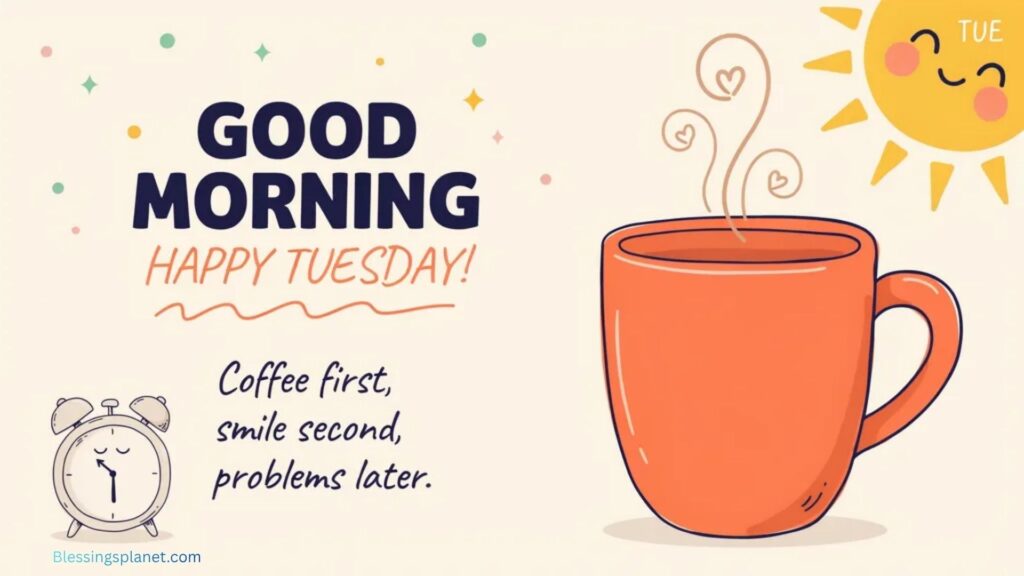 Funny Good Morning Happy Tuesday Messages to Make Them Smile