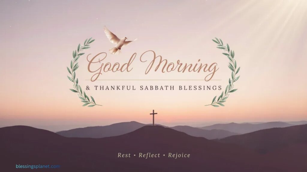 Good Morning & Thankful Sabbath Blessings