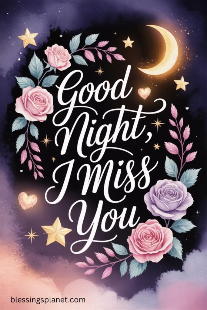Good Night Miss You Messages for Her