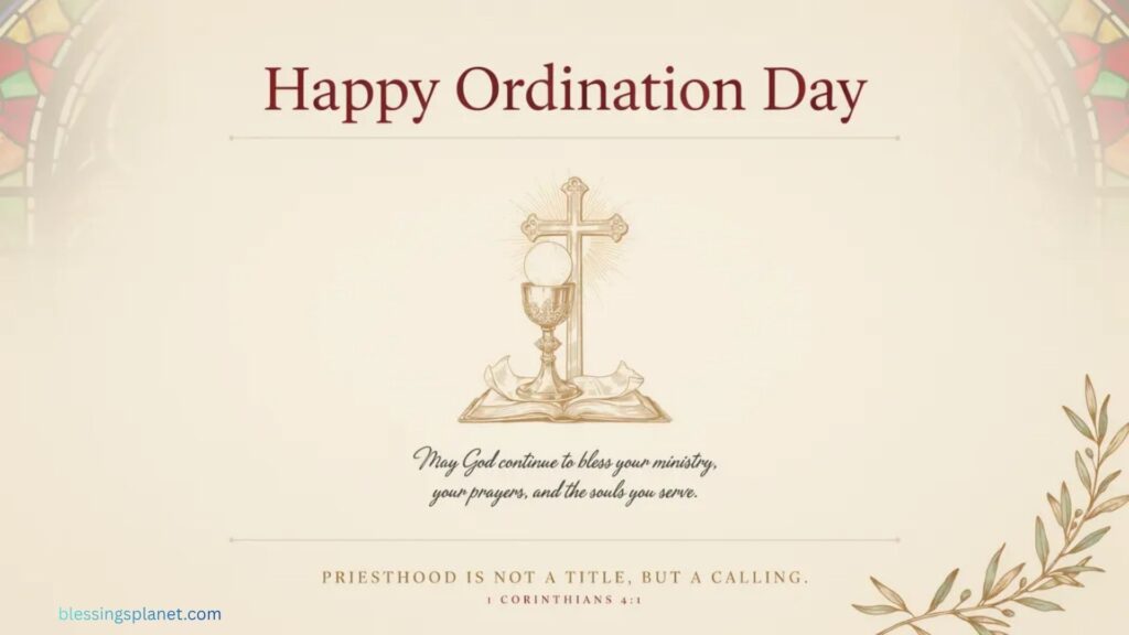 Happy Ordination Day Wishes Quotes Catholic