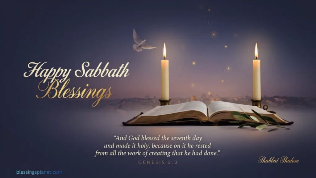 Happy Sabbath Blessings Bible Verses