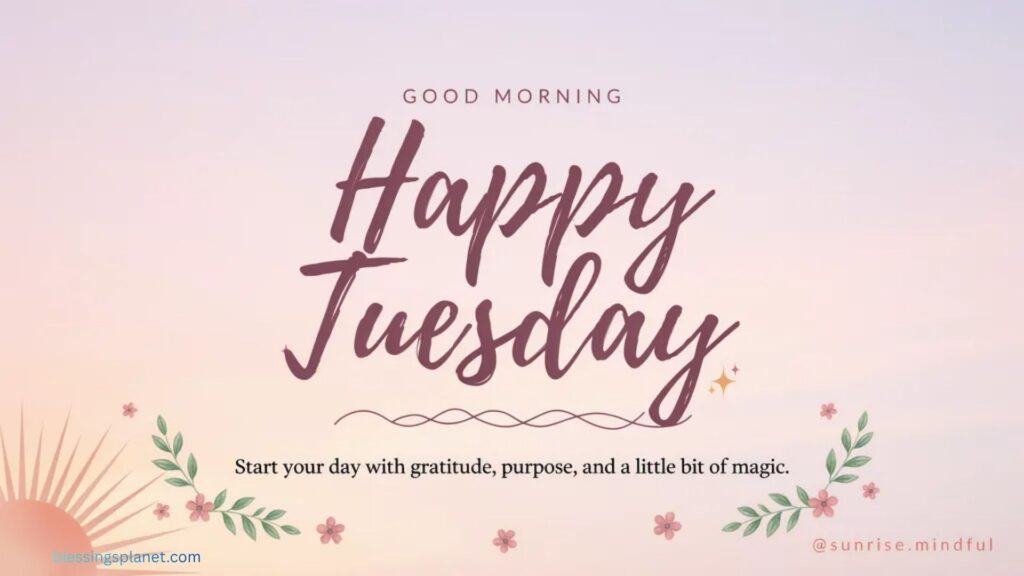 Inspirational Good Morning Happy Tuesday Quotes
