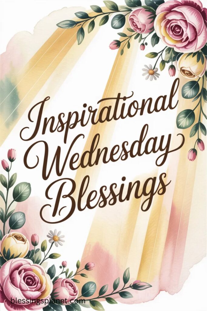 Inspirational Wednesday Blessings