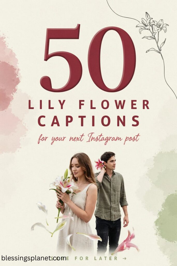 Lily Flower Captions for Instagram