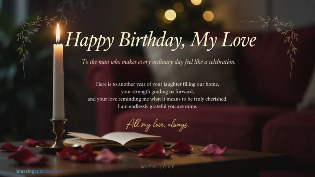 Meaningful Birthday Wishes for Your Husband
