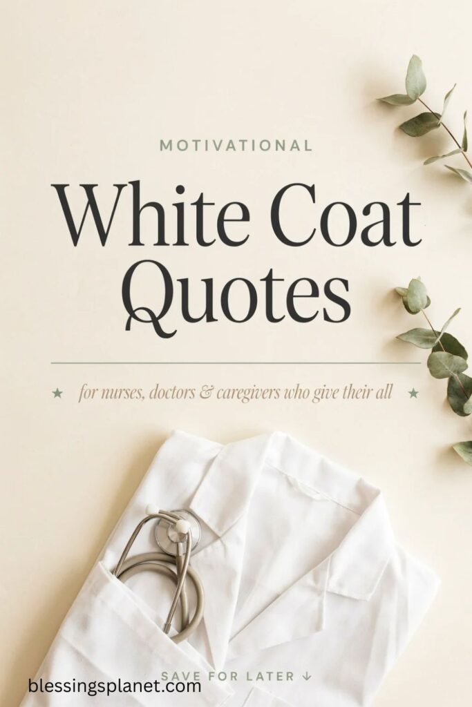 Motivational White Coat Quotes
