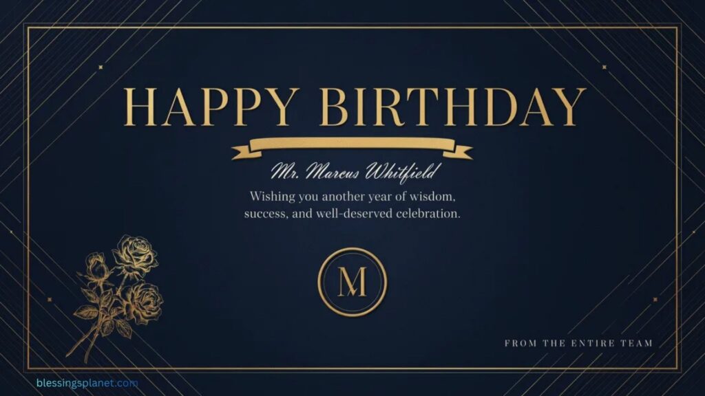 Professional Birthday Wishes for Boss