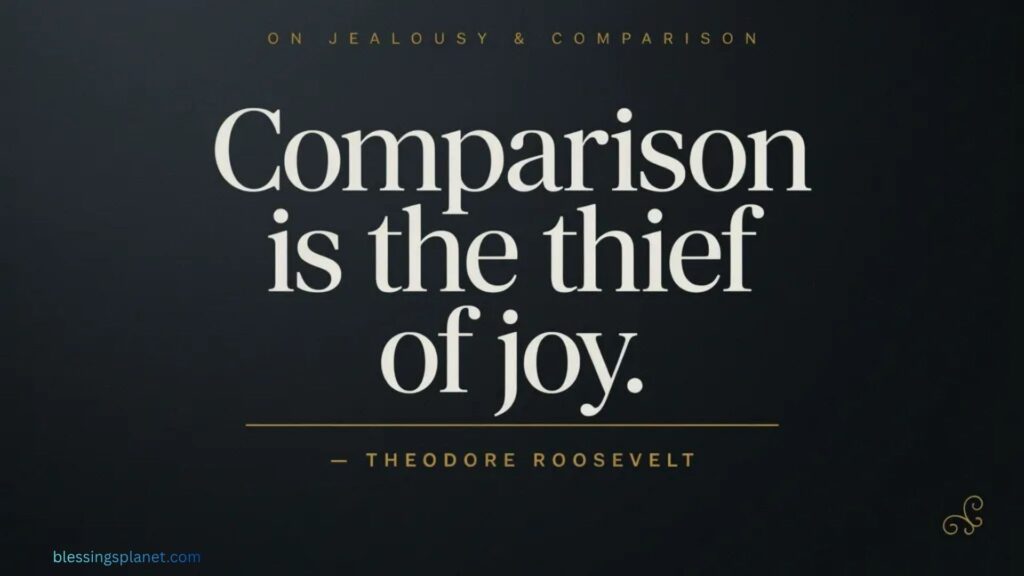 Quotes About Jealousy And Comparison