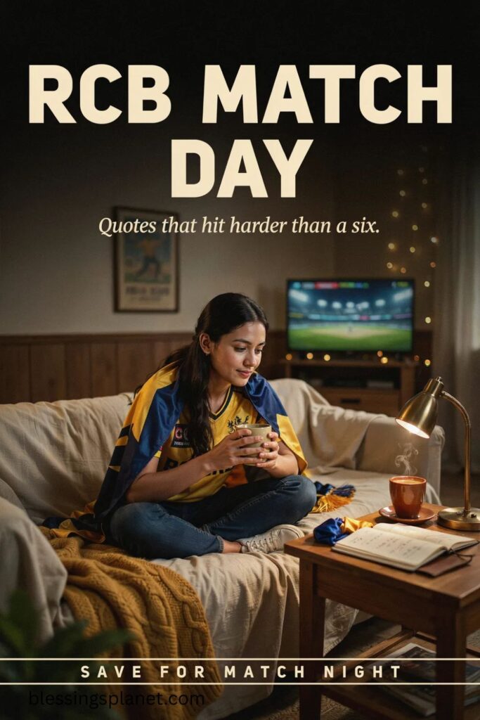 RCB Match Day Quotes