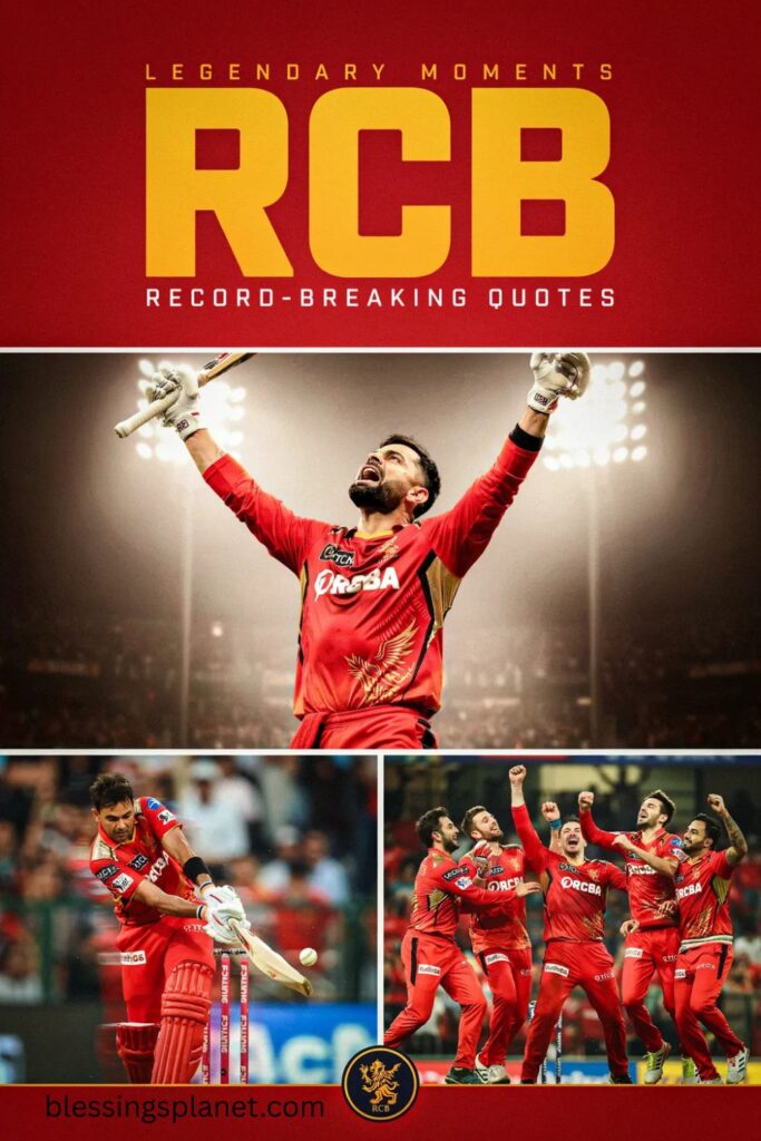 RCB Record-Breaking Quotes