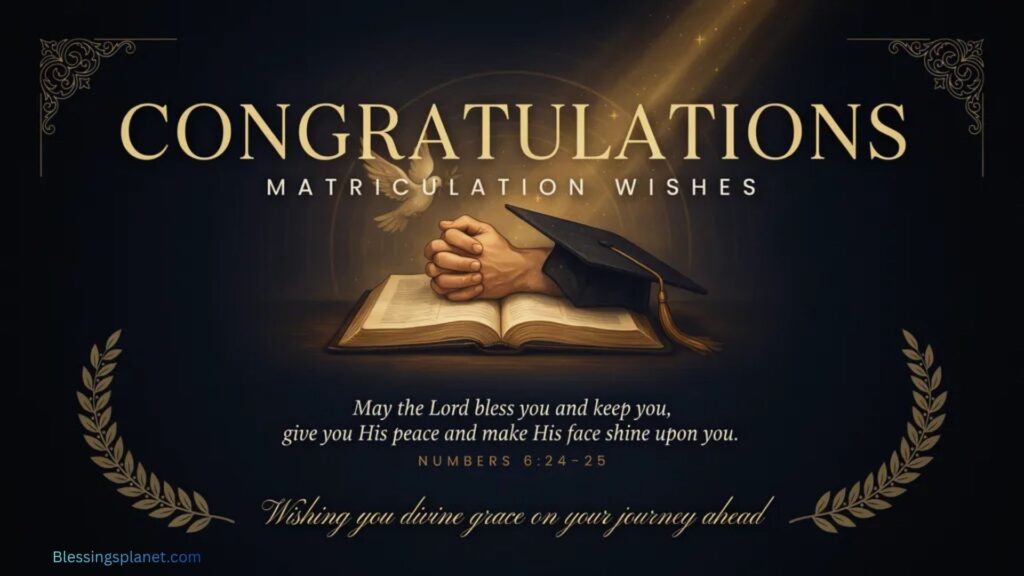 Religious And Prayerful Matriculation Wishes