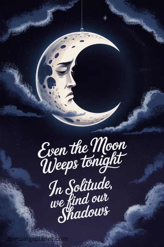 Sad Moon Captions