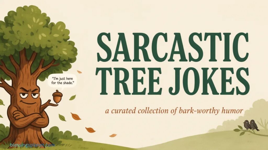 Sarcastic Tree Jokes