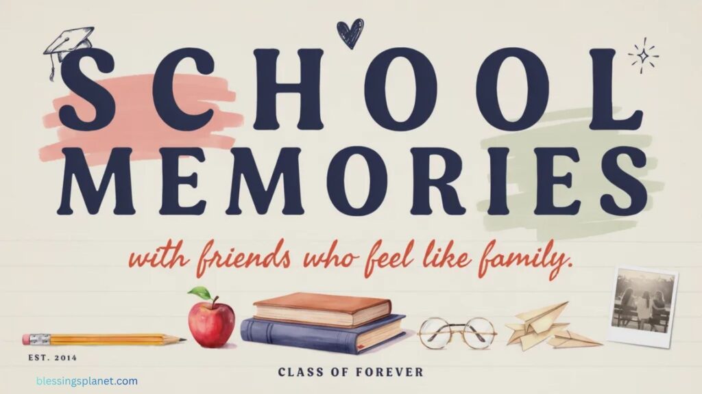 School Memories Quotes With Friends
