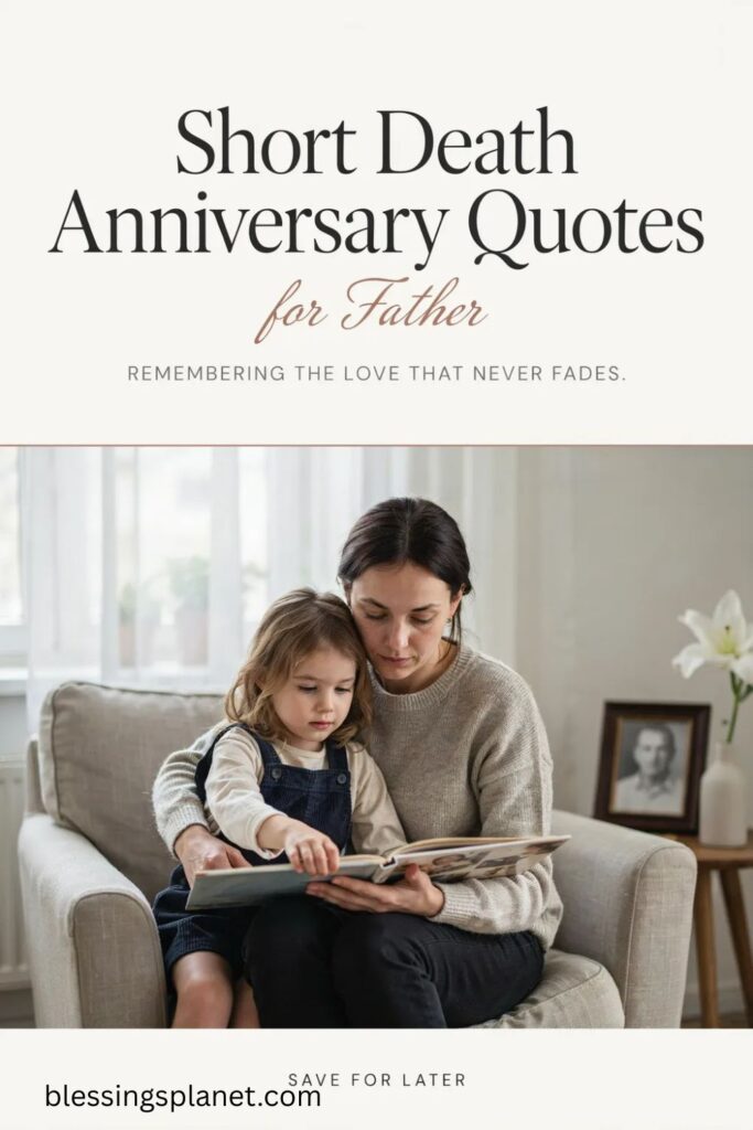 Short Death Anniversary Quotes for Father