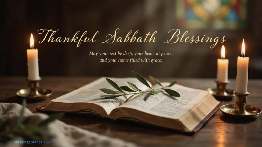 Thankful Sabbath Blessings