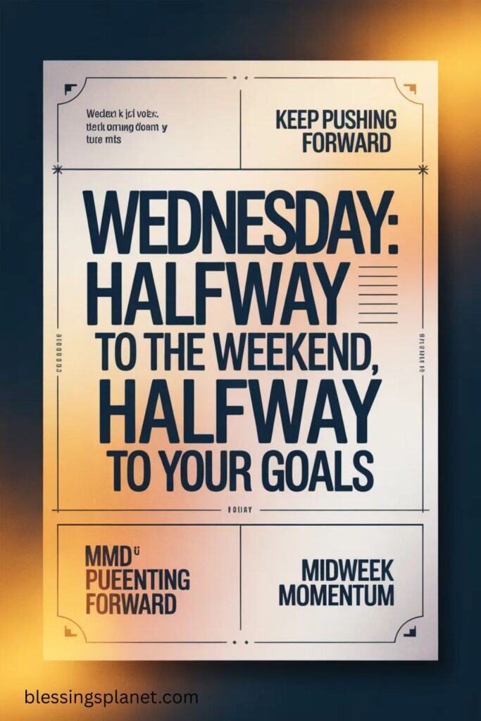 Wednesday Blessings and Prayers