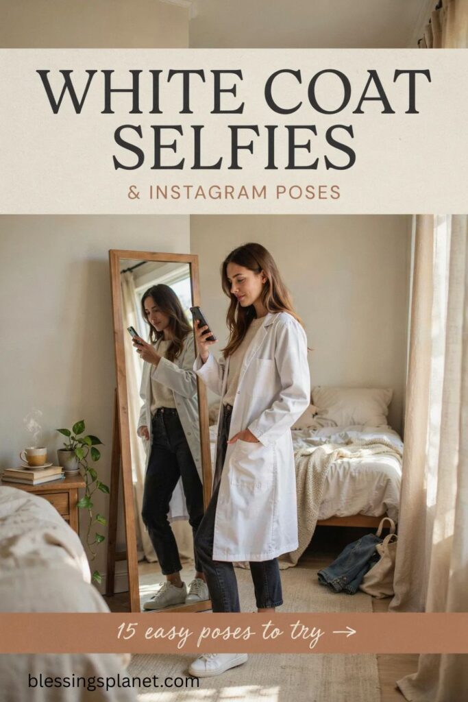 White Coat Selfies & Instagram Poses
