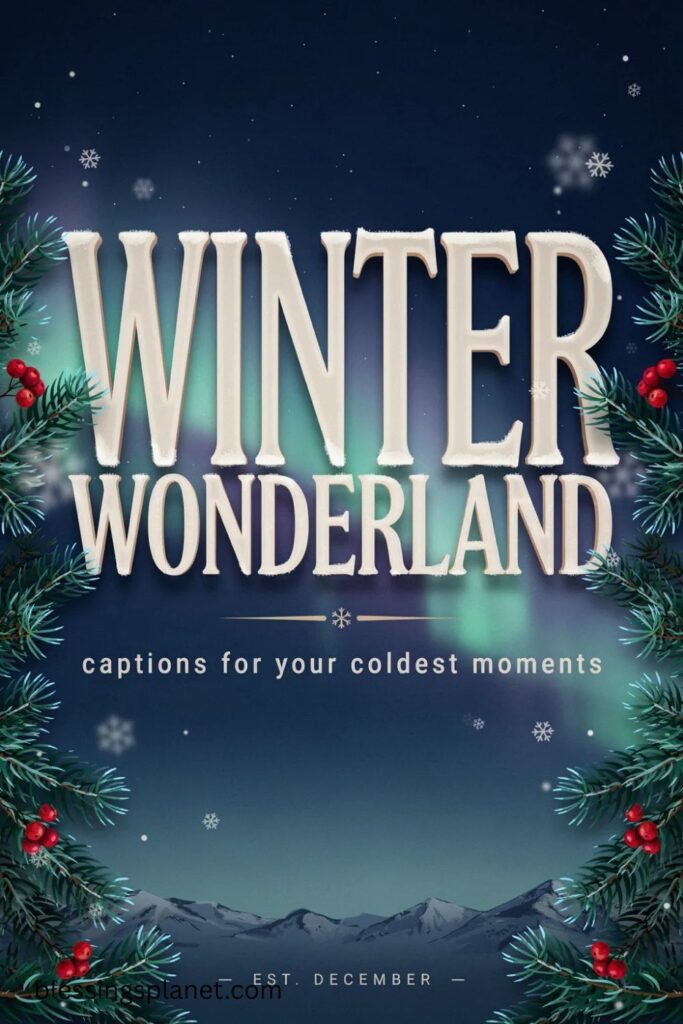 Winter Wonderland Captions