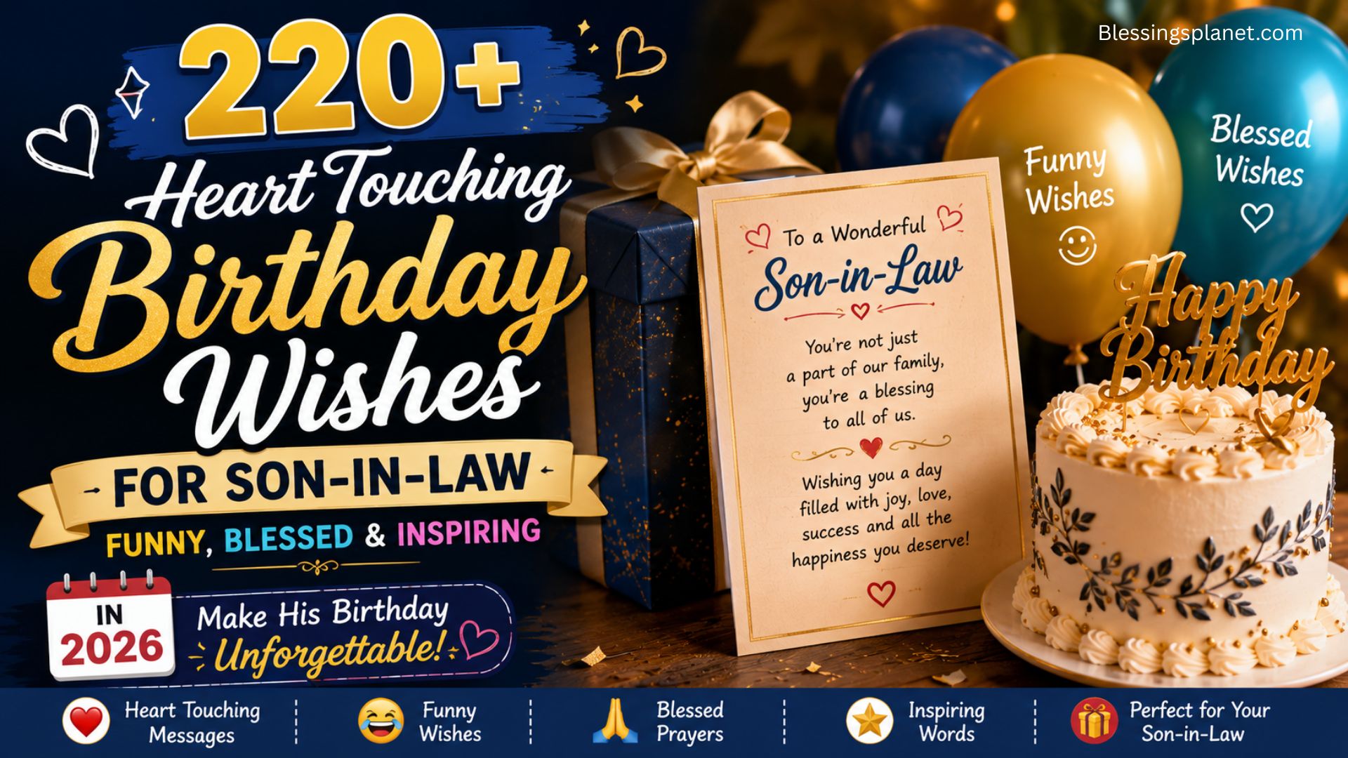 220+ Heart Touching Birthday Wishes for Son-in-Law (Funny, Blessed & Inspiring) In 2026 (1)