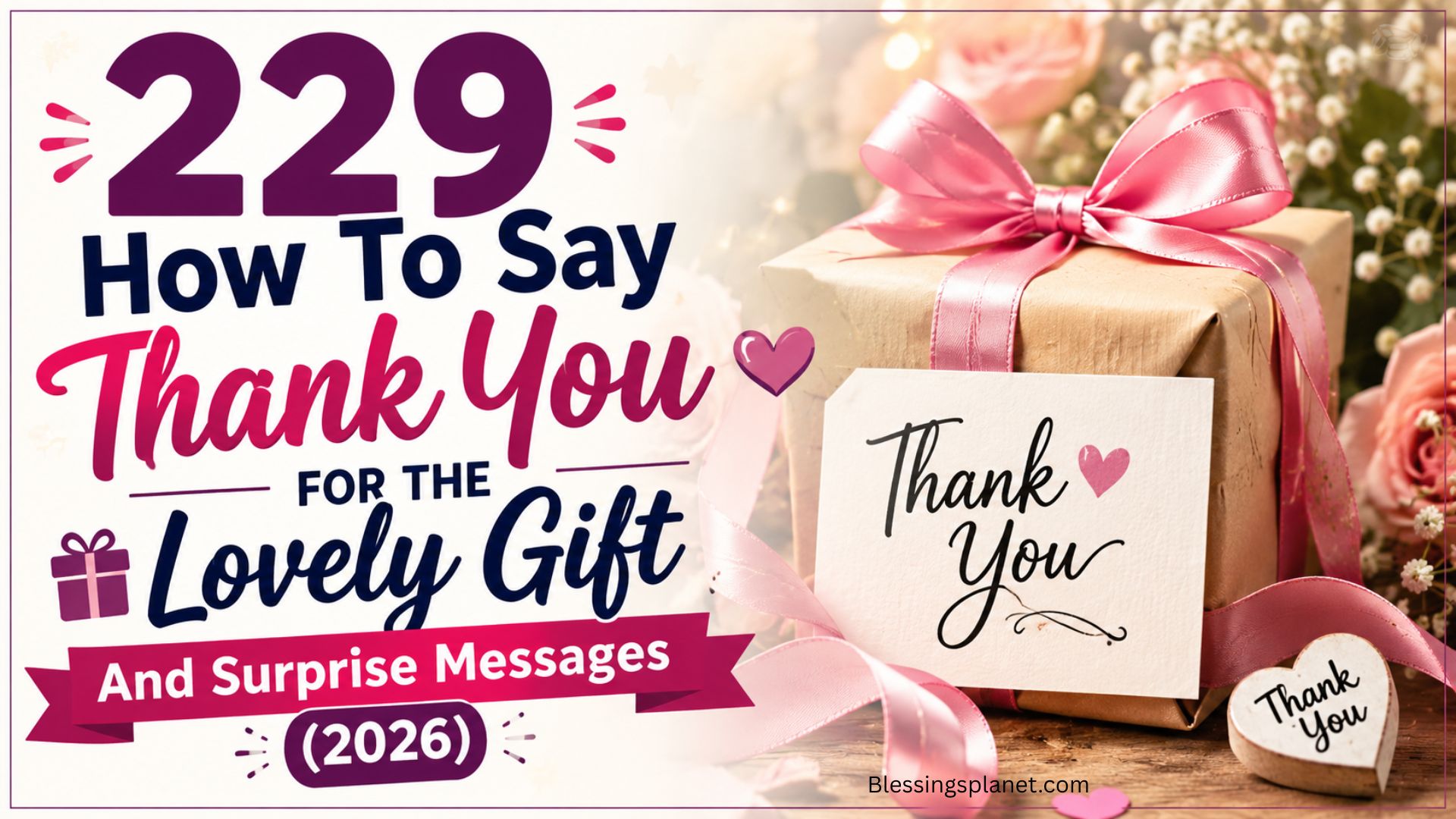 229 How To Say Thank You For The Lovely Gift And Surprise Messages (2026)