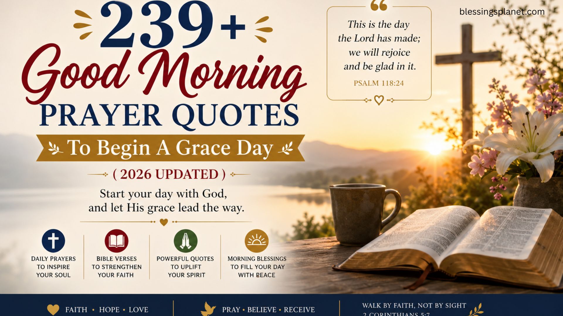 239+ Good Morning Prayer Quotes To Begin A Grace Day (2026 Updated)