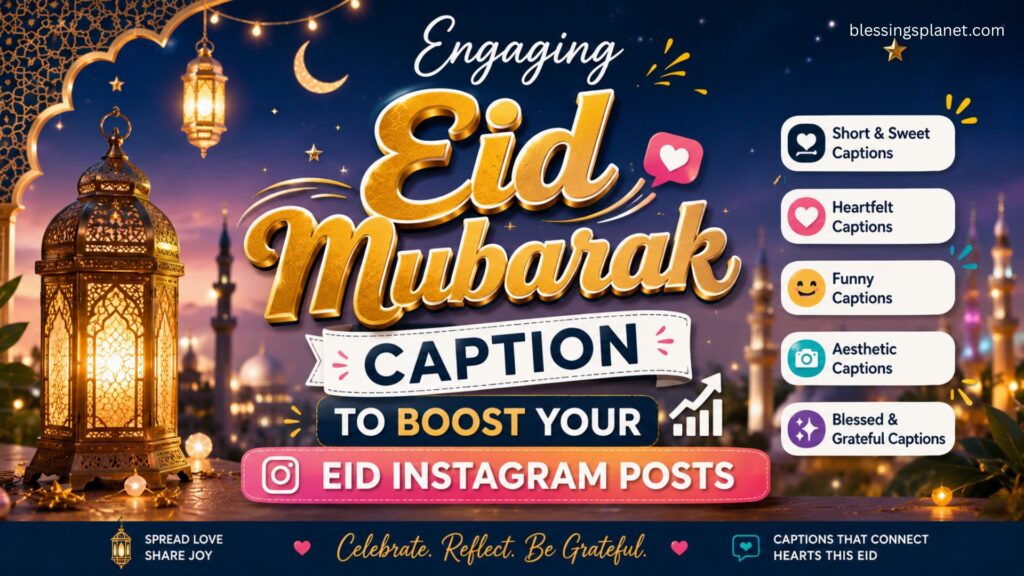 Engaging Eid Mubarak Caption to Boost Your Eid Instagram Posts