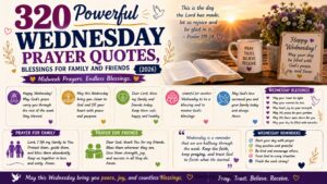 320 Powerful Wednesday Prayer Quotes, Blessings For Family And Friends (2026)