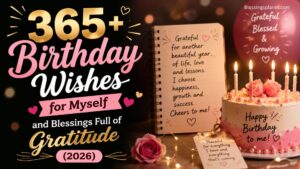 365+ Birthday Wishes for Myself and Blessings Full of Gratitude (2026)