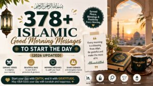 378+ Islamic Good Morning Messages to Start the Day (2026 Updated)