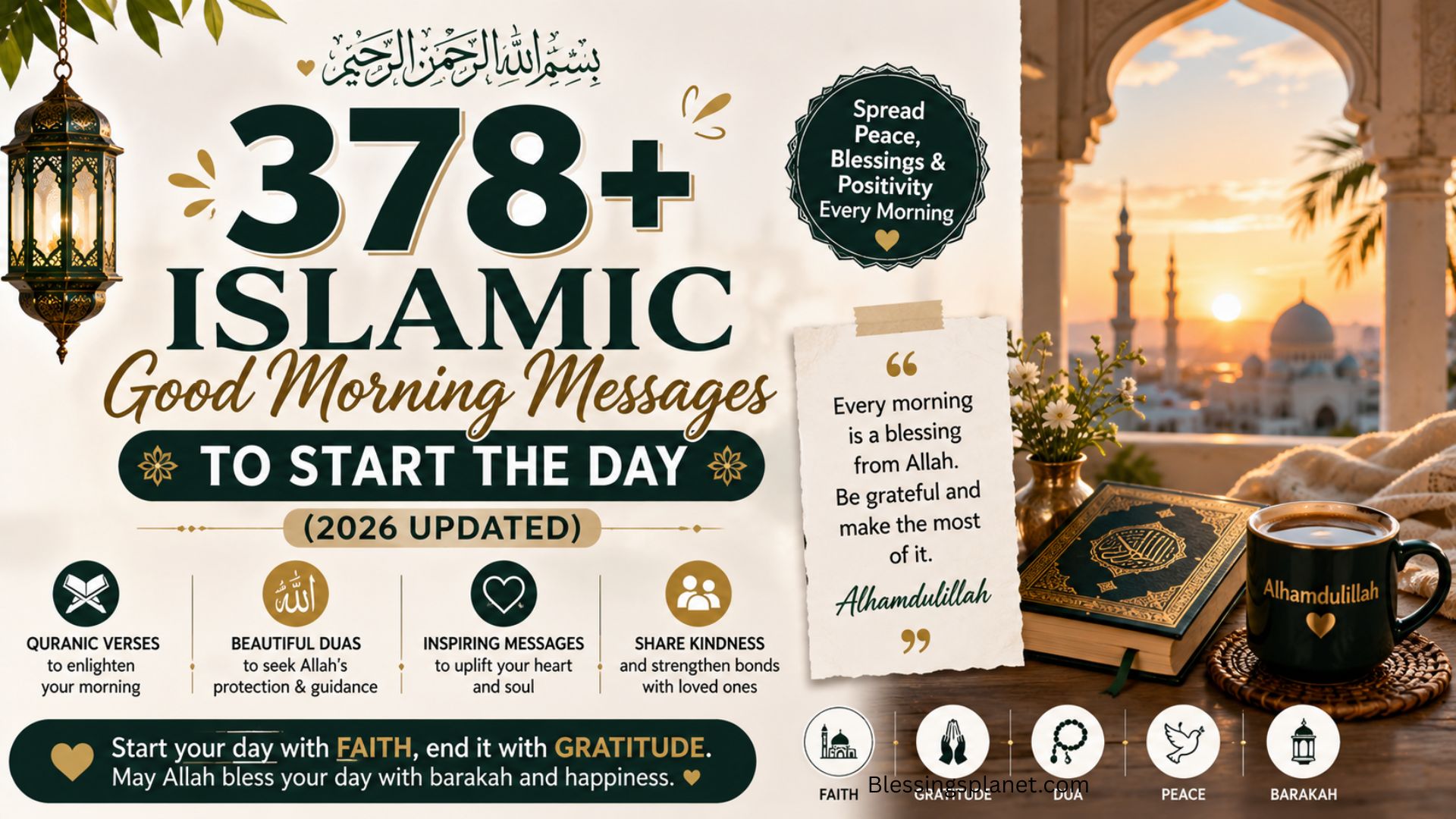 378+ Islamic Good Morning Messages to Start the Day (2026 Updated)
