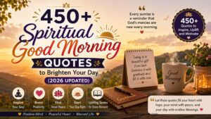 450+ Spiritual Good Morning Quotes to Brighten Your Day (2026 Updated)