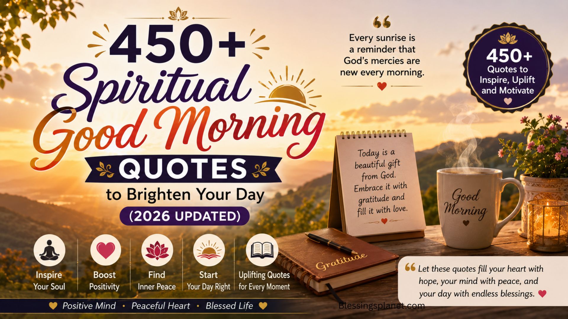 450+ Spiritual Good Morning Quotes to Brighten Your Day (2026 Updated)
