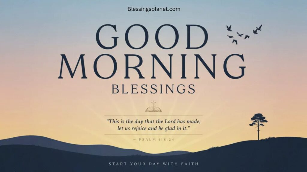 A Morning Blessing and Good Morning Prayer for Your Day