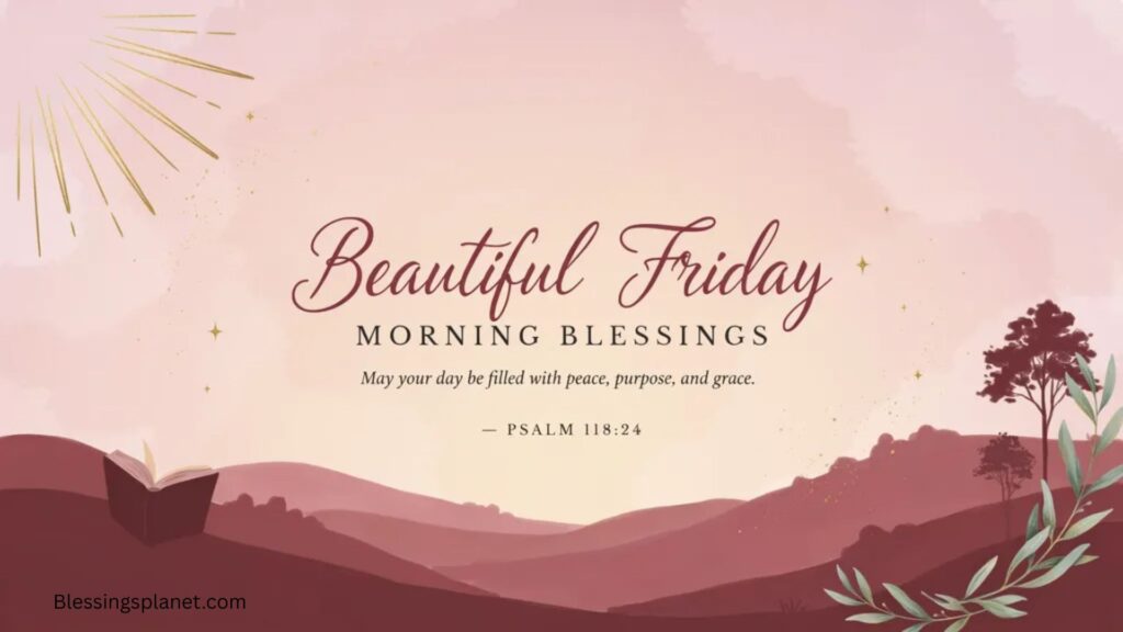 Beautiful Friday Morning Blessings