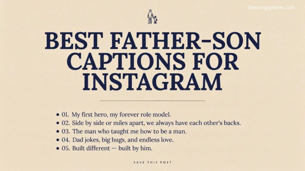 Best Father-Son Captions for Instagram