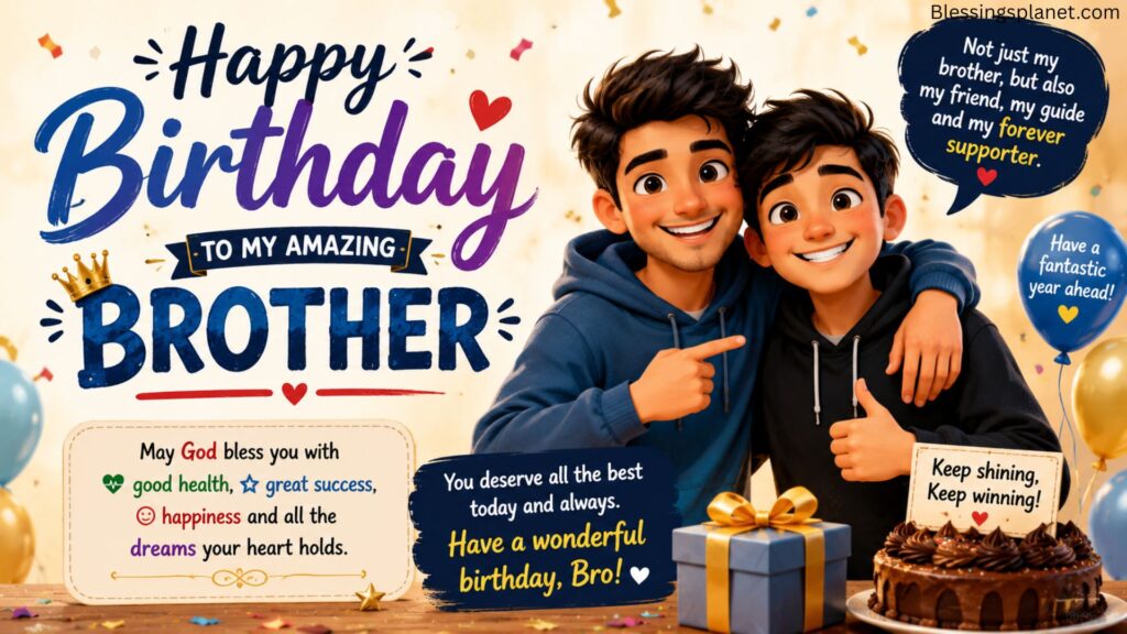 Birthday Blessings for Brother