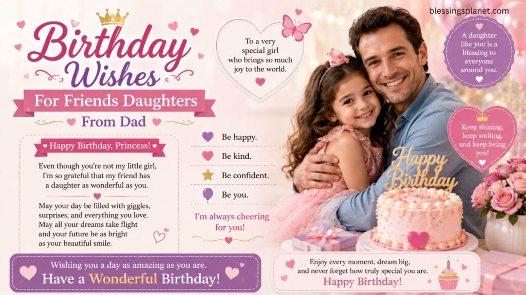 Birthday Wishes For Friends Daughters From Dad